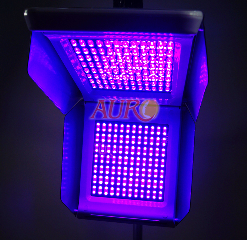 AU1 7 colour LED photodynamic therapy acne skin treatment pdt instruments